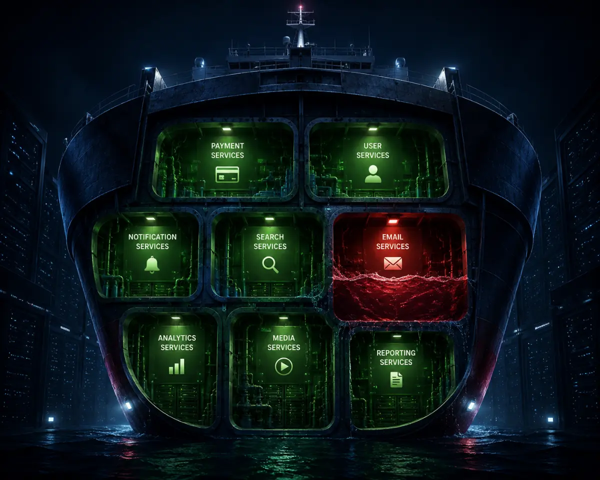 Bulkhead Pattern Nedir? Tek Bir Servisin Tüm Sistemi Çökertmesini Nasıl Engellersiniz?